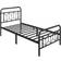 Yaheetech Modern Metal Bed Frame with Vintage Headboard 95 x 190cm