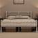 Yaheetech Minimalist Metal Slatted Bed Arrow Headboard 155 x 210cm