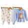 Shein pcs Cute Bear Striped Print Snug Fit Long Sleeve Shirt Pants Soft Comfy Baby Boy Pajama Set