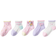Shein 5pairs/set Girls' Pink Unicorn Short Socks. Available In 1-3 4-7 8-11 And 11-14 Years Old