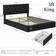 Yaheetech Upholstered Storage Bed 155 x 200cm