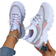 Shein Women Summer Breathable Mesh Shoes LowCut Colorblock Casual Shoes Comfortable Sports Running Shoes