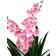 Orkidé Pink Blomster Konstgjord växt 2st