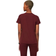 FIGS Catarina One-Pocket Scrub Top - Burgundy