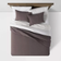 Threshold 3 Pcs Space Dyed Cotton Linen Sham Set Duvet Cover Gray (259.1x243.8cm)
