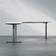 Direkt Interiör Hæve Sænkebord Hjørneskrivebord Premium 180 x 200 cm Skrivebord 200x200cm