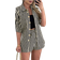 Shein Womens Striped Printed Shirt And Shorts Set pcs