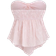 Shein Textured Fabric Knot Front Strapless Top