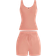 Shein Womens Summer UNeck Cropped Tank Top And Drawstring Pocket Shorts Set Outfits