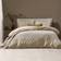 Yard Malton Single Linen Stripe Set - Duvet Cover Beige