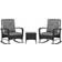 OutSunny Rattan Balcony Furniture with Rocking Black Bistro Set, 1 Table incl. 2 Chairs
