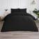 OHS Geometric Seersucker Set King Duvet Cover Black (230x220cm)