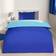 Brentfords Reversible Set Pale Blue Duvet Cover Blue (200x200cm)