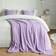 Dreamscene Waffle Mink Throw 125 x 150 cm Lilac Blankets Purple (150x120cm)