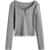 H&M Langarmshirt aus Jersey - Grau