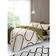 Catherine Lansfield Linear Curve Geometric Set Olive Duvet Cover Green