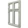 Uldal 2-Lags 4-Rams Tre Sidehengslet vindu 2-glassvindu 80x200cm