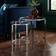 Dunelm Sofia Nest of Tables Silver Nesting Table 50cm 2pcs