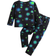 Shein pcs Young Boy Cartoon Pattern GlowInTheDark Long Sleeve Top And Pants Home Wear Set For And Autumn