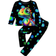 Shein pcs Young Boy Cartoon Pattern GlowInTheDark Long Sleeve Top And Pants Home Wear Set For And Autumn