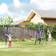 Aiyaplay 6 in 1 Kids Swing Set with 3 Swings