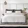 Catherine Lansfield So Soft Mono Panel Set - Cream Duvet Cover Black, Beige (200x200cm)
