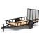CarryOn Trailer 5.5 ft x 10 ft Tube Top Rail Utility Trailer