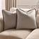 OHS 2 Pack Matte Velvet Piped Covers 45 x 45 cm Cushion Cover Grey