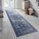 Dunelm Mila Traditional Runner Blue 60x230cm