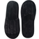 Shein Women Black Minimalist Fluffy Bedroom Slippers, Fashionable Open Toe Slippers