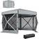 OutSunny Hexagon Pop Up Gazebo 3 x 3 m with 5 Sides