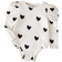 Shein Newborn Baby Girl Cute Ivory Heart Pattern Knitted Long Sleeve SnapUp Romper Autumn Winter