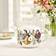 Dunelm Kew Bloom 1.25 Litre White Teapot