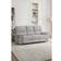 More4Homes Fosse 3 Seater Manual Recliner Light Grey Sofa