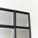 Melody Maison Black Framed Art Deco 75cm x 55cm Wall Mirror