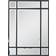 Melody Maison Black Framed Art Deco 75cm x 55cm Wall Mirror