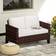 OutSunny Rattan with Cushions 2 Seater Garden Furniture Brown Outdoor Sofa