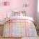 OHS Gingham Check Set Pillowcase Reversible Quilt Bedding Set - Duvet Cover Multicolour (198.1x137.2cm)
