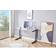 Kosy Koala Grey Office with Sturdy Iron Legs Writing Desk