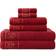 Elegant Scroll One Size Bath Towel Red (132.1x68.6cm)