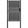 vidaXL Garden Gate Lockable Black 100x150 cm