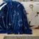 Sassy B Astrology Cosy Fleece Throw 200cm x 240cm Navy Blankets Blue