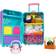 Squishmallows Squish-a-longs On-the-Go Luggage Playset