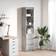 vidaXL Highboard Betongrau 37,5 x 35 x 180 cm Holzwerkstoff Sideboard 37.5x180cm