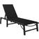 OutSunny Folding Sun Lounger 5-Position Adjustable Sunbed Black
