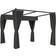 OutSunny Pergola with Retractable Roof and Curtains 3 x 3 m Charcoal Grey