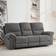 More4Homes Fosse 3 Seater Fabric Manual Recliner Sofa