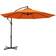 OutSunny Cantilever Parasol Banana Umbrella with Crank and Tilt 3 m
