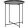 OutSunny 46cm Round Garden with Removable Tray Black Outdoor Side Table