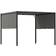 OutSunny Pergola Metal Gazebo Outdoor Sun Shade Shelter Canopy 3 x 3 m